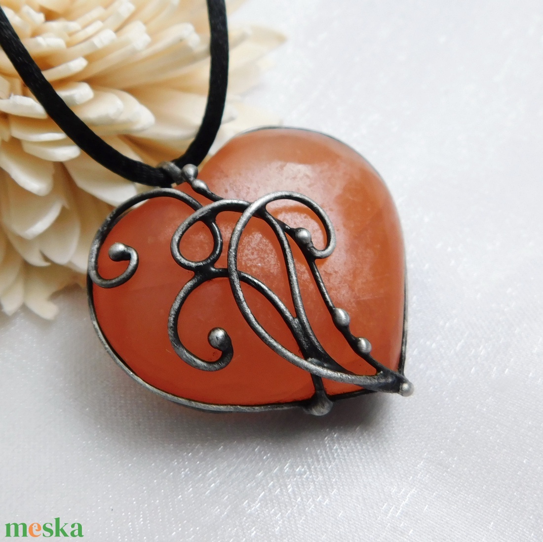 Szelenit medál  - ékszer - nyaklánc - medál - Meska.hu