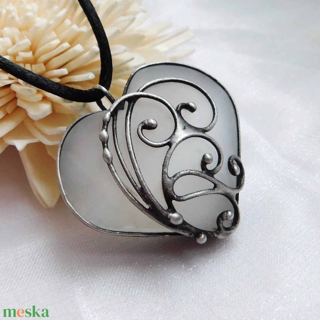 Szelenit medál  - ékszer - nyaklánc - medál - Meska.hu