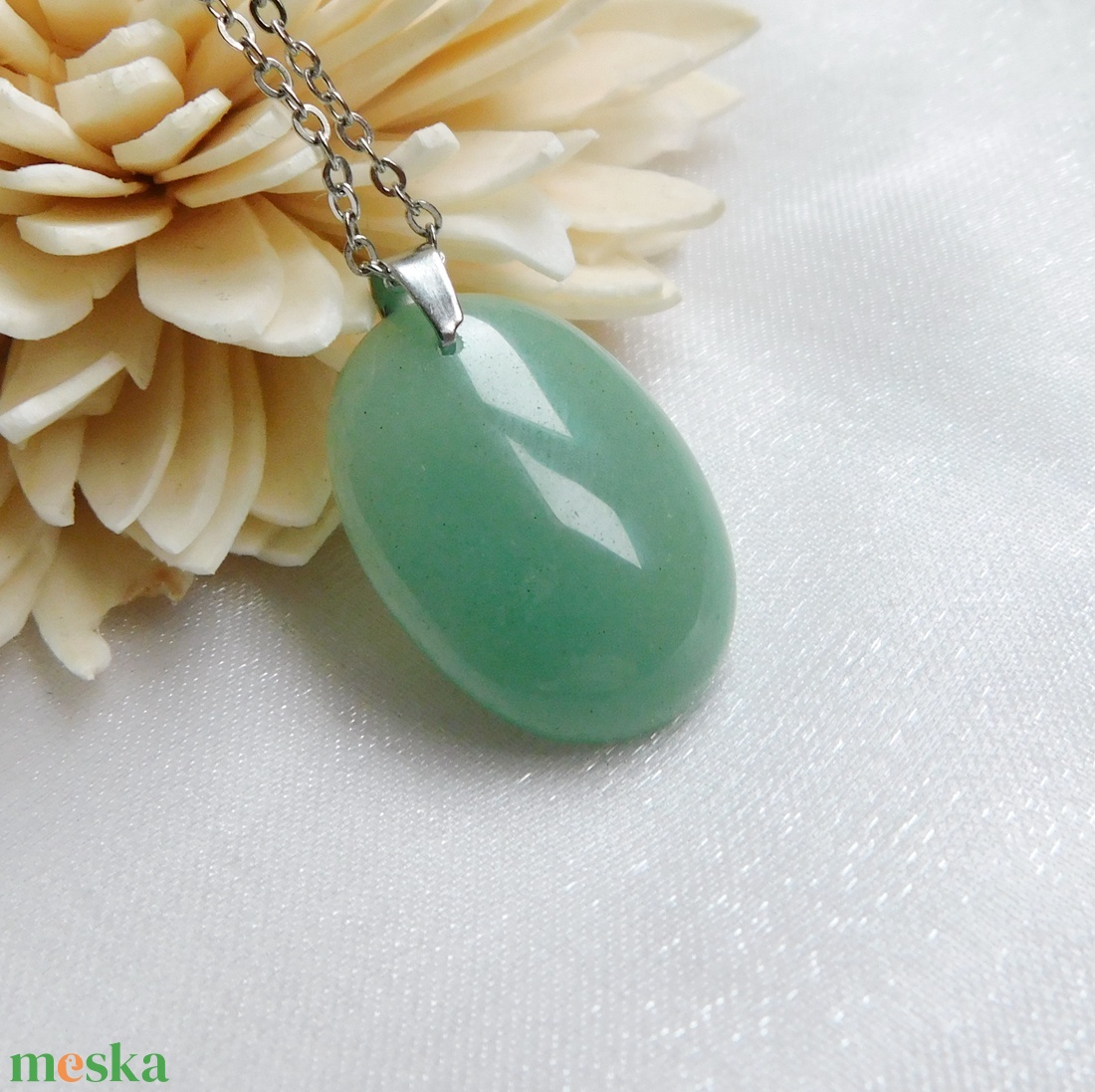 Aventurin medál - ékszer - nyaklánc - medál - Meska.hu
