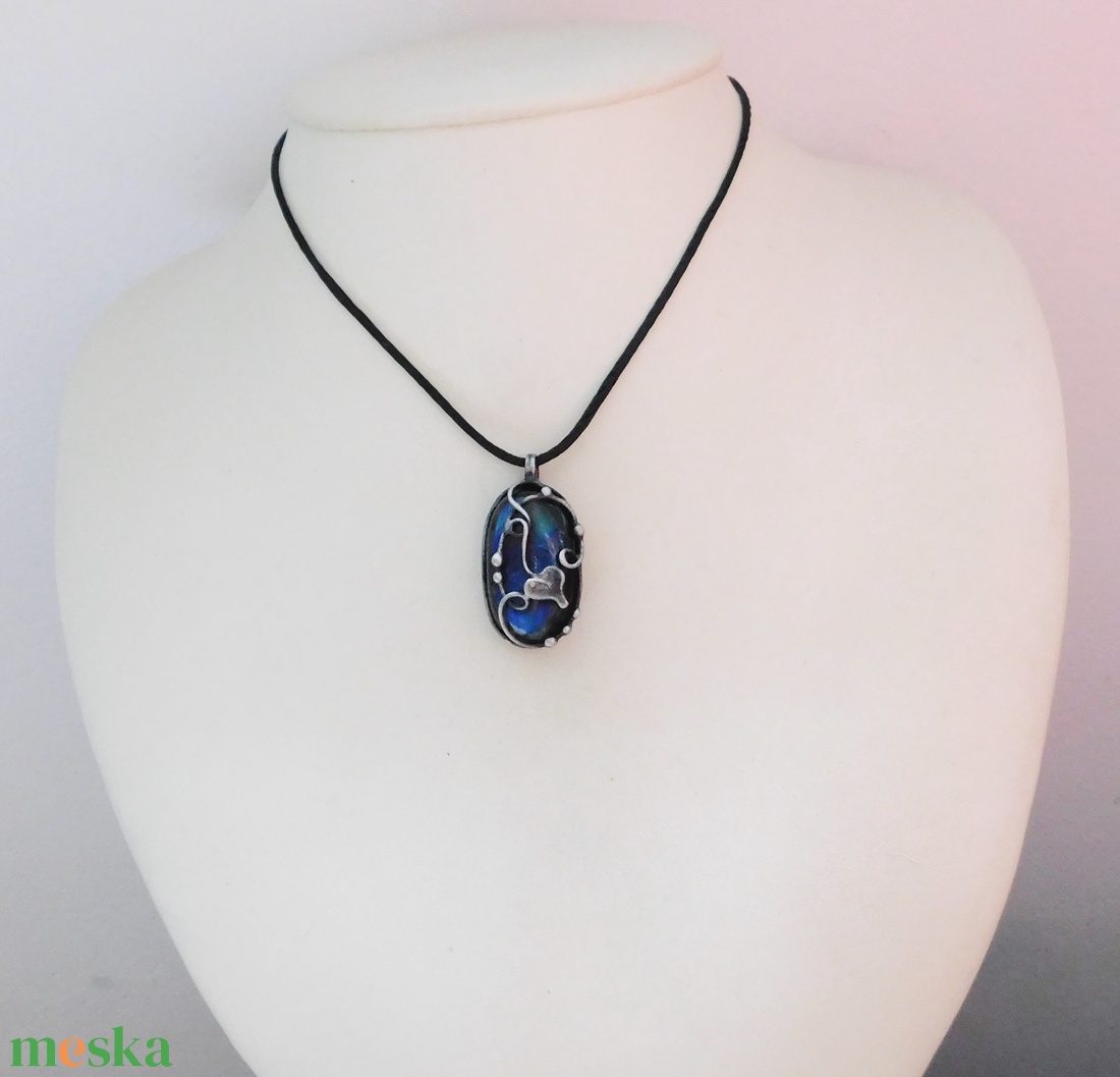 Labradorit medál - ékszer - nyaklánc - medálos nyaklánc - Meska.hu