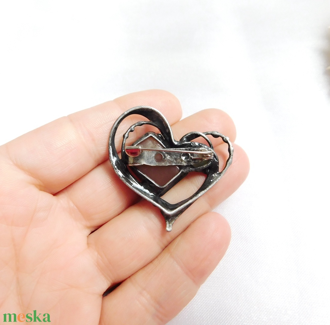 Holdkő bross / kitűző aventurinnal - ékszer - kitűző és bross - Meska.hu