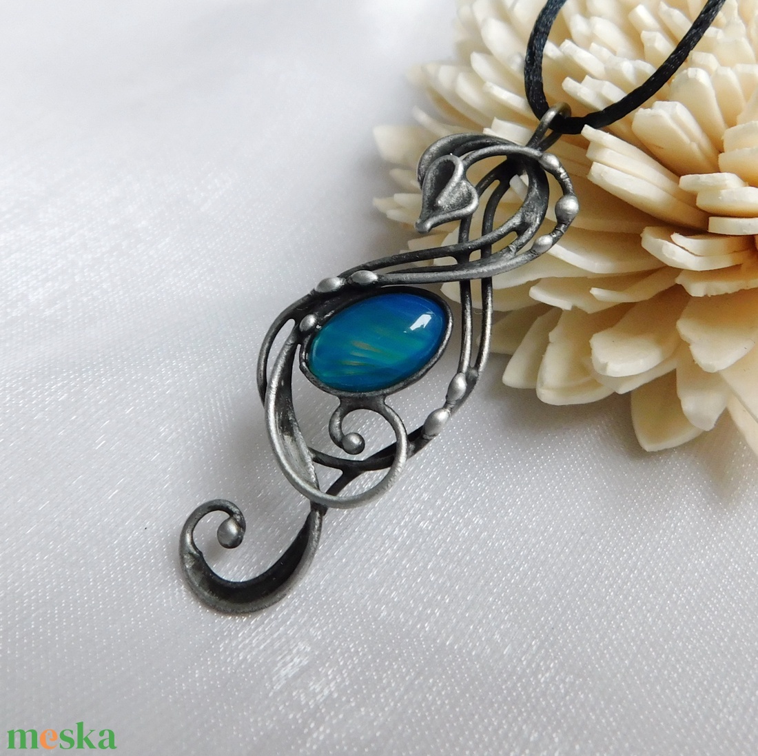 Achát medál - ékszer - nyaklánc - medál - Meska.hu