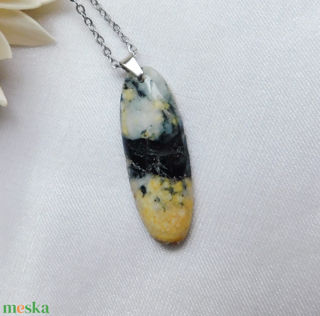 Merlinit medál acél láncon - ékszer - nyaklánc - medál - Meska.hu