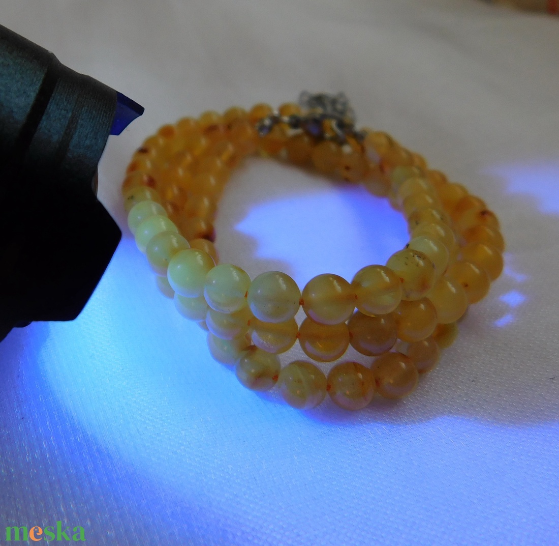 Borostyán nyaklánc - ékszer - nyaklánc - medál - Meska.hu