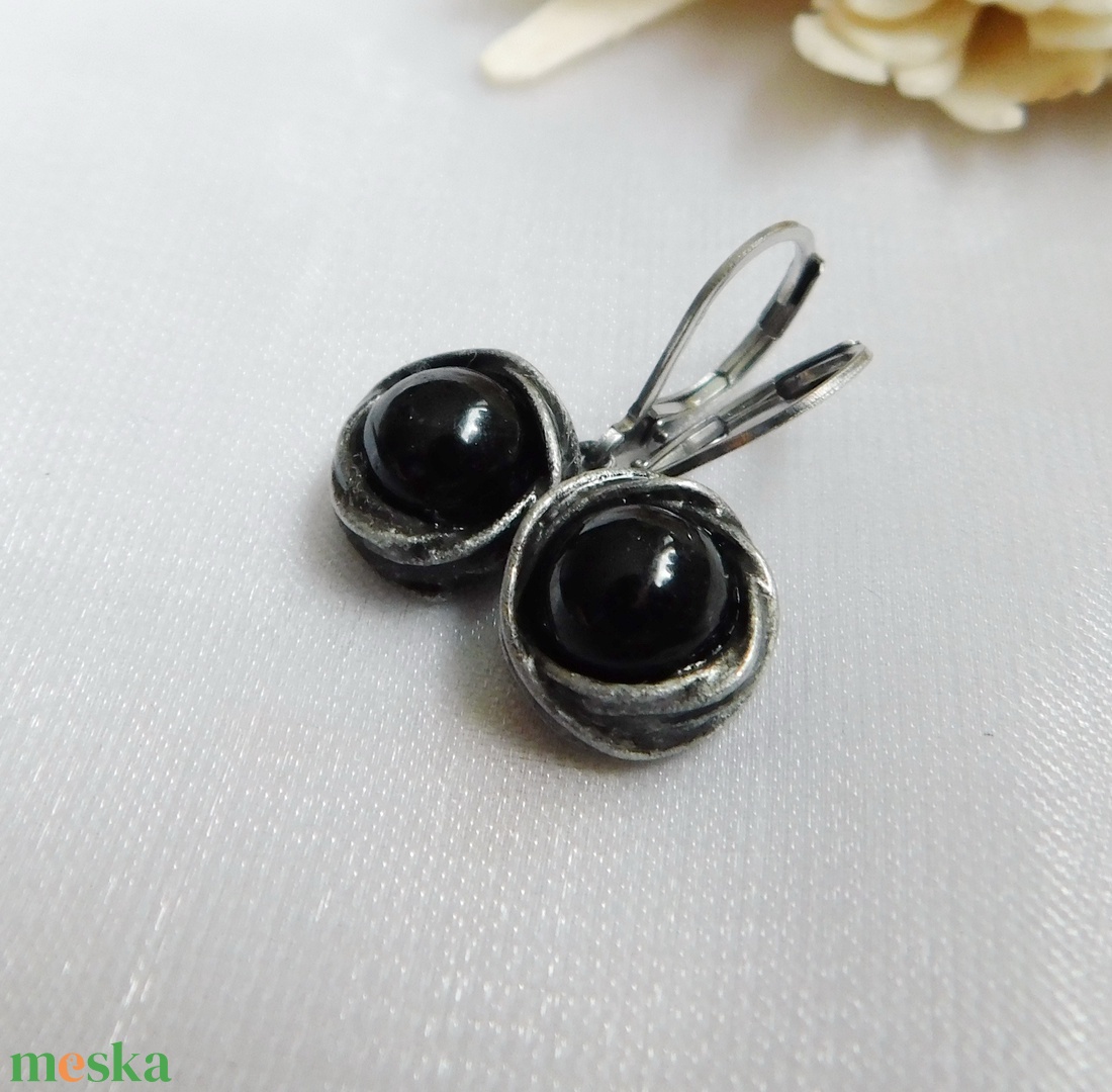 Turmalin fülbevaló - ékszer - nyaklánc - medálos nyaklánc - Meska.hu