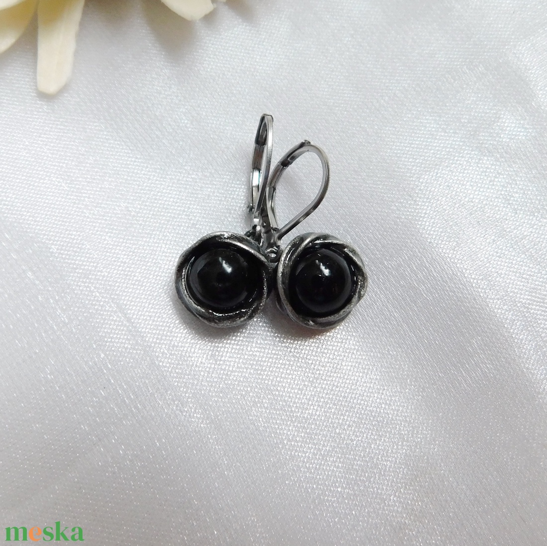 Turmalin fülbevaló - ékszer - nyaklánc - medálos nyaklánc - Meska.hu