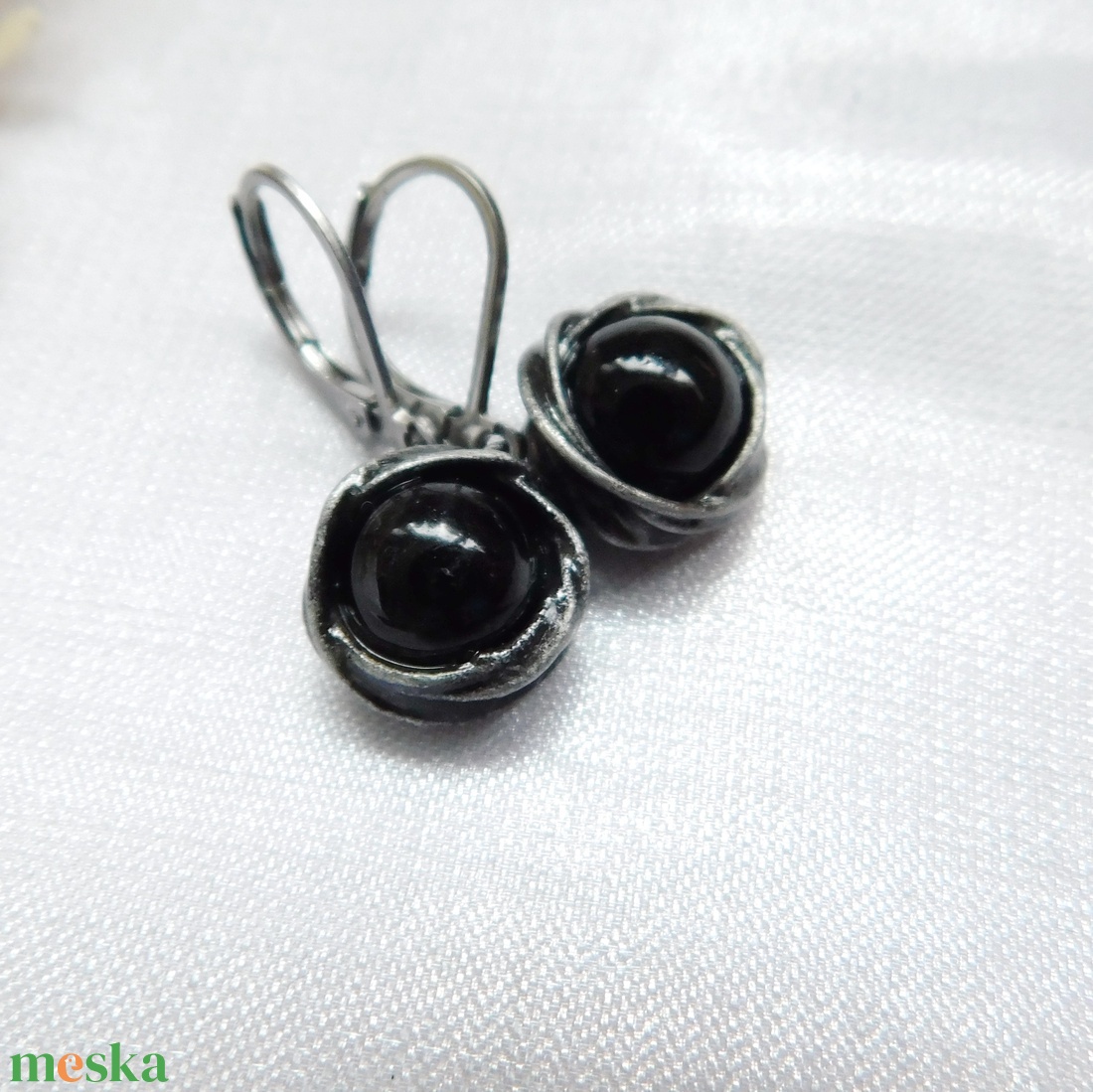 Turmalin fülbevaló - ékszer - nyaklánc - medálos nyaklánc - Meska.hu