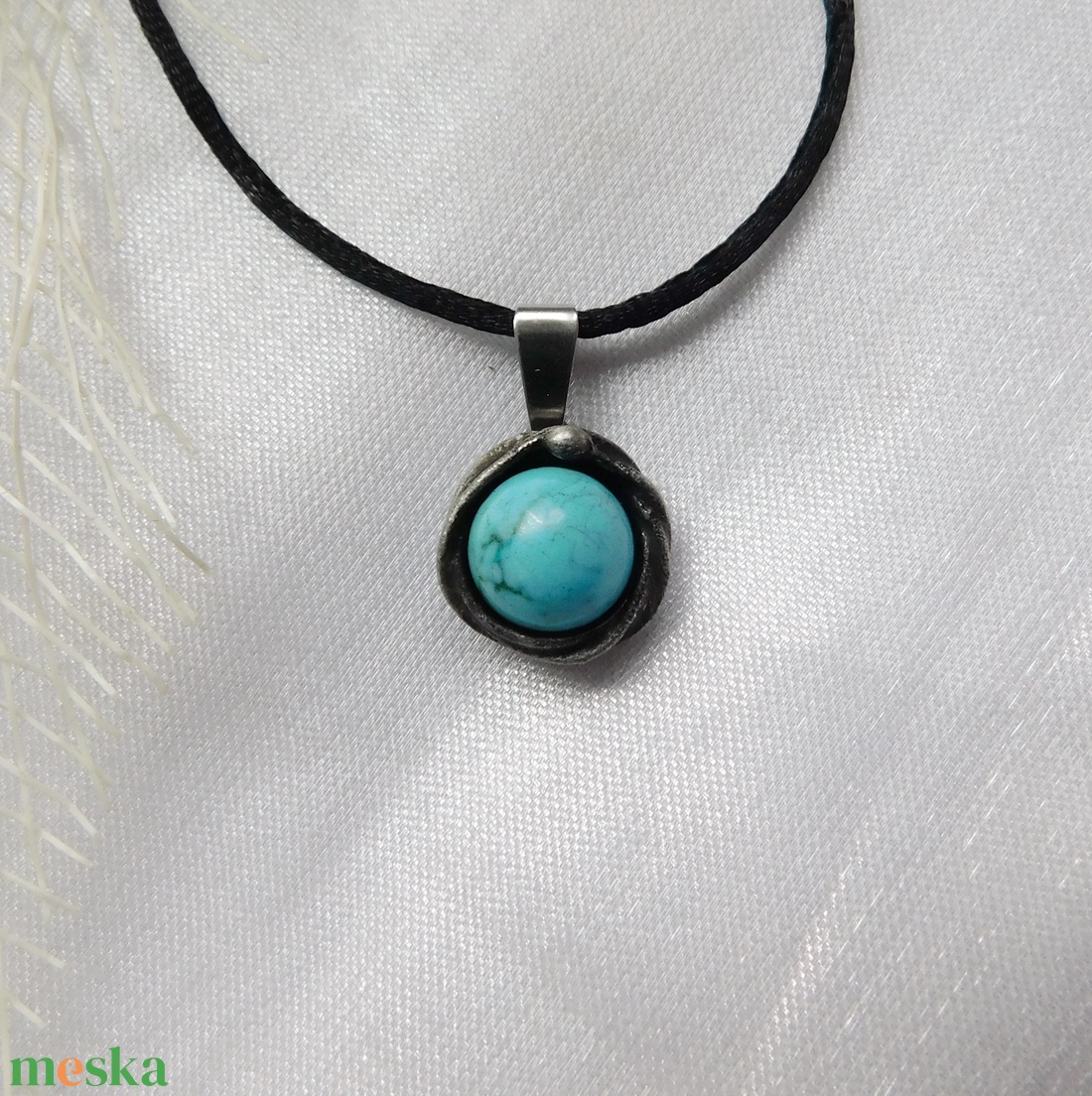 Mini türkinit medál - ékszer - nyaklánc - medál - Meska.hu