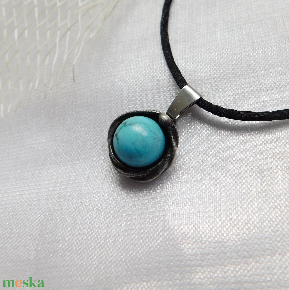 Mini türkinit medál - ékszer - nyaklánc - medál - Meska.hu