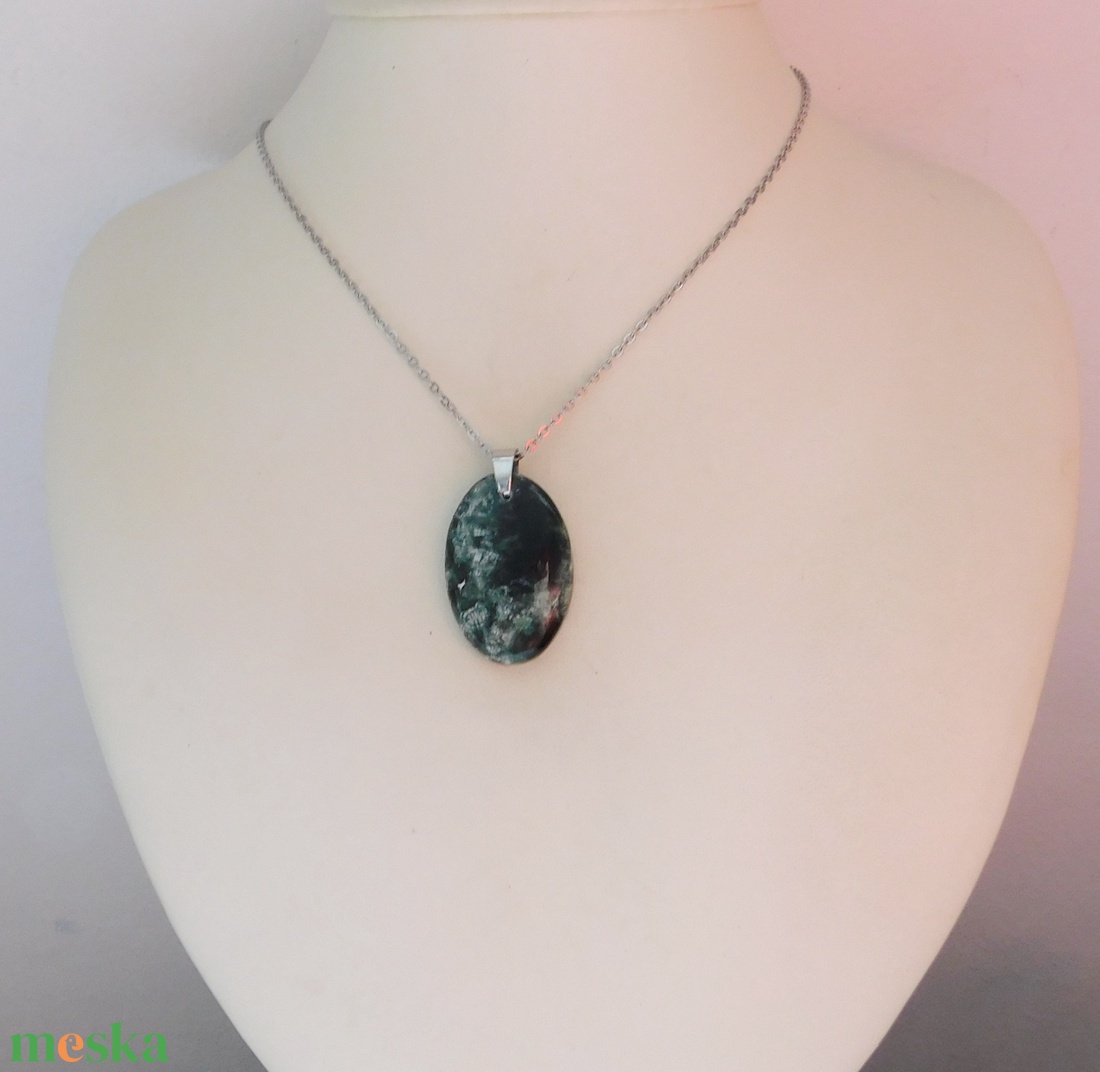 Szerafinit medál acél láncon - ékszer - nyaklánc - medál - Meska.hu