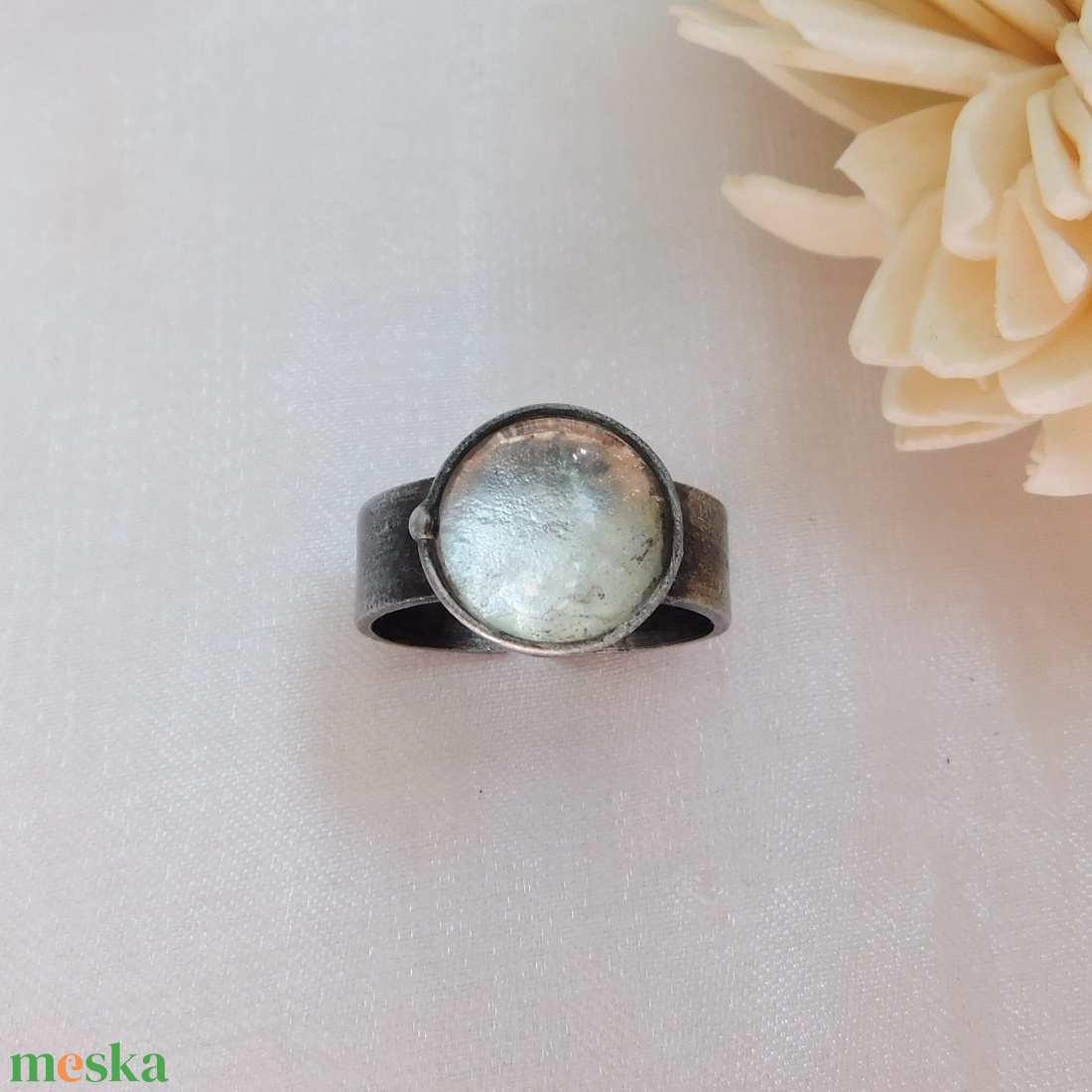 Hegyikristály gyűrű - ékszer - gyűrű - szoliter gyűrű - Meska.hu