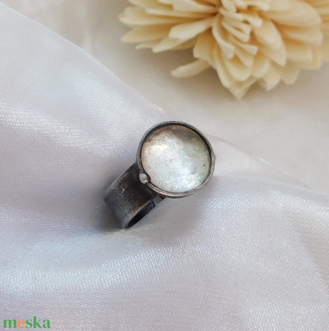 Hegyikristály gyűrű - ékszer - gyűrű - szoliter gyűrű - Meska.hu