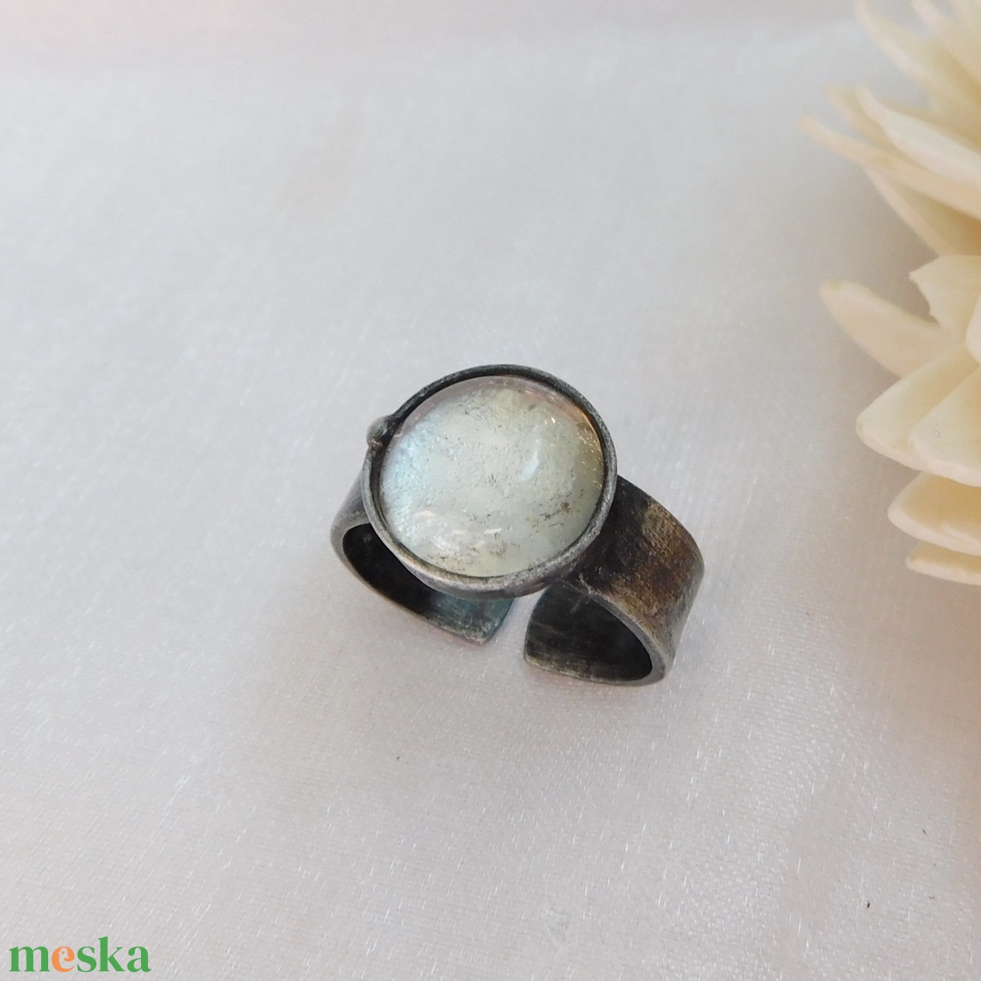 Hegyikristály gyűrű - ékszer - gyűrű - szoliter gyűrű - Meska.hu