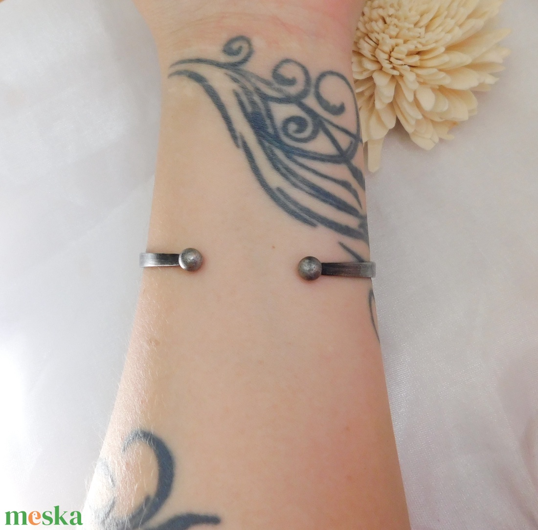 Karperec aventurinnal és hegyikristállyal - ékszer - karkötő - karperec - Meska.hu