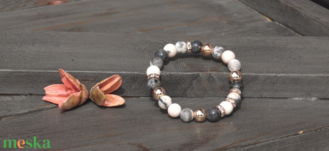 Optimizmus és motíváció Ásvány Karkötő - ékszer - karkötő - ásványkarkötő - Meska.hu