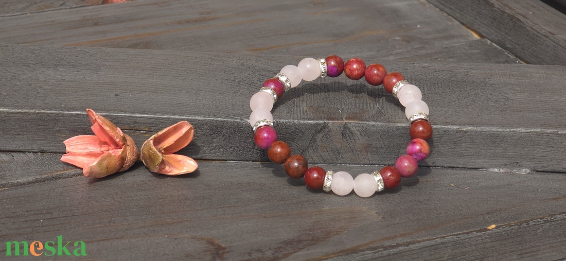Szenvedély és Harmónia Ásvány Karkötő - ékszer - karkötő - ásványkarkötő - Meska.hu