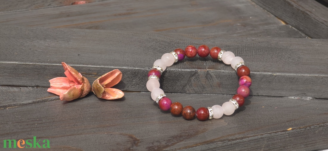Szenvedély és Harmónia Ásvány Karkötő - ékszer - karkötő - ásványkarkötő - Meska.hu