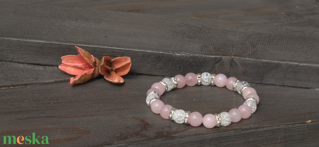 Lelki támogatás és Szeretet- Ásvány Karkötő - ékszer - karkötő - ásványkarkötő - Meska.hu