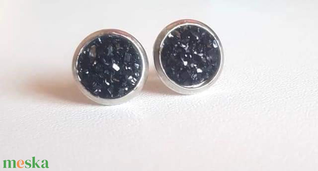 8mm-es bedugós fülbevaló (Druzy) - ékszer - fülbevaló - pötty fülbevaló - Meska.hu 8mm-es bedugós fülbevaló (Druzy) - ékszer - fülbevaló - pötty fülbevaló - Meska.hu