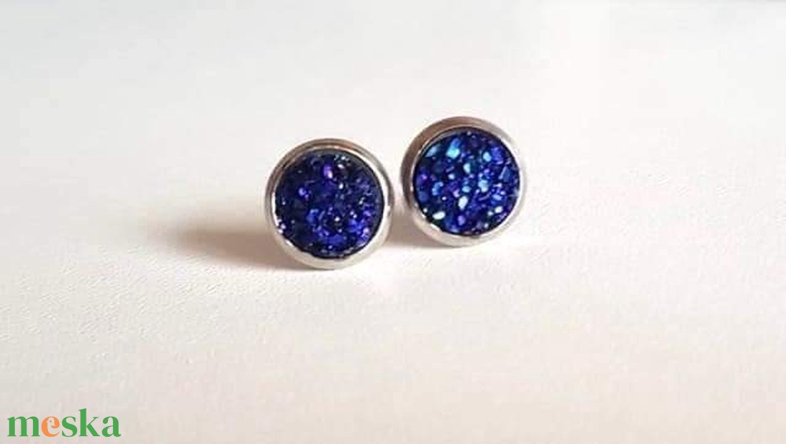 8mm-es bedugós fülbevaló (Druzy) - ékszer - fülbevaló - pötty fülbevaló - Meska.hu 8mm-es bedugós fülbevaló (Druzy) - ékszer - fülbevaló - pötty fülbevaló - Meska.hu