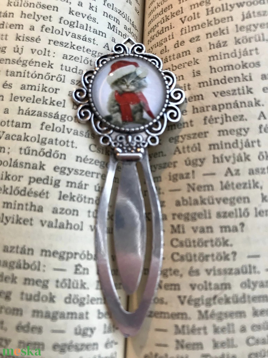 Könyvjelző-karácsonyi mintás, cica - könyv & zene - könyvjelző - Meska.hu Könyvjelző-karácsonyi mintás, cica - könyv & zene - könyvjelző - Meska.hu