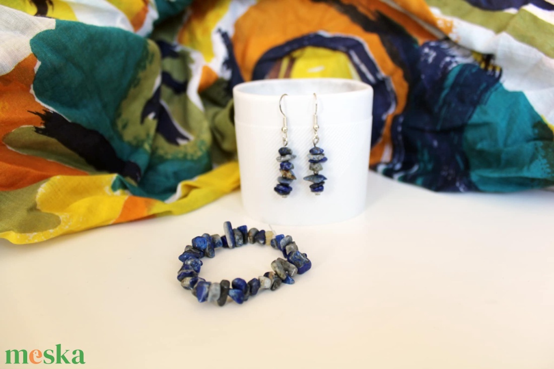 Lapis lazuli tört ásvány ékszerszett - ékszer - ékszerszett - Meska.hu Lapis lazuli tört ásvány ékszerszett - ékszer - ékszerszett - Meska.hu