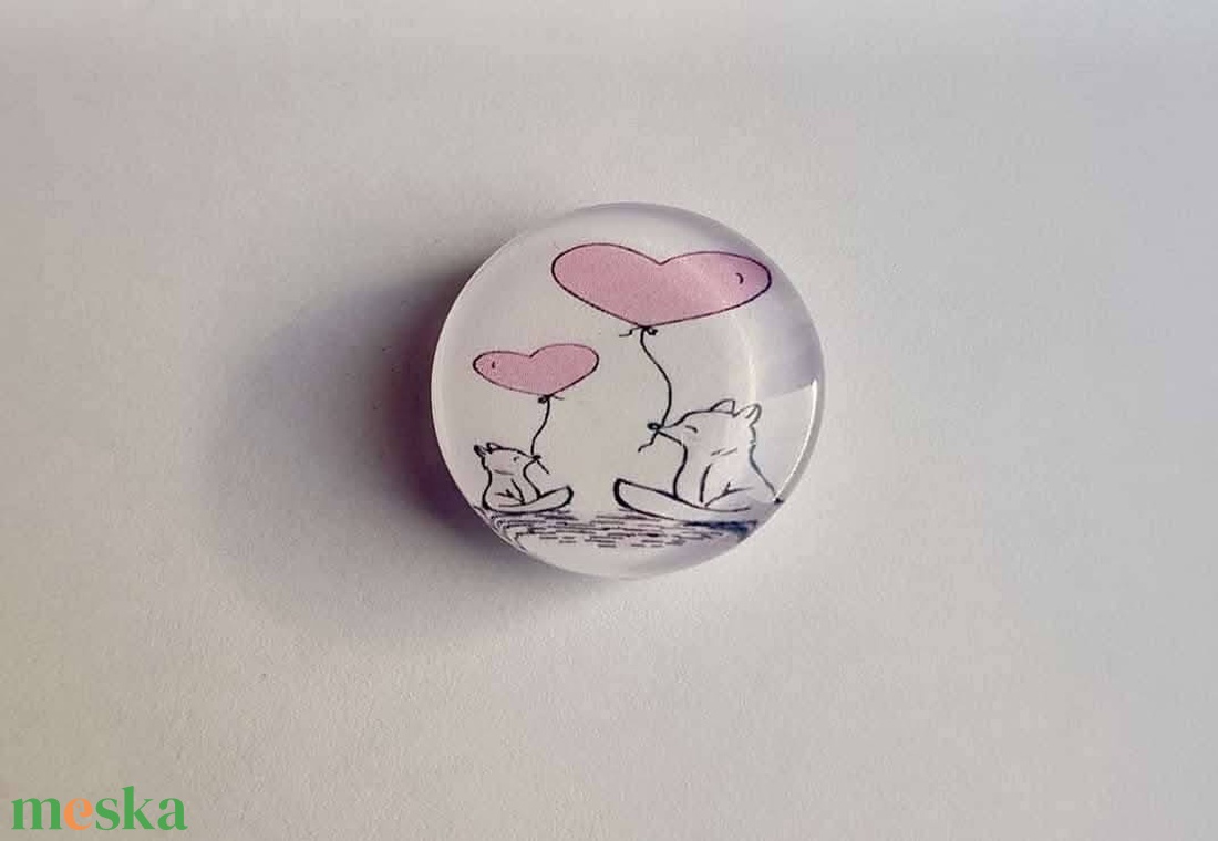 Valentin napi hűtőmágnesek - otthon & életmód - konyhafelszerelés, tálalás - konyhai dekoráció - hűtőmágnes - Meska.hu