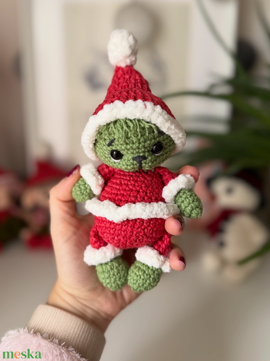 Horgolt grincs - karácsony - mikulás - mikulás ajándékok - Meska.hu
