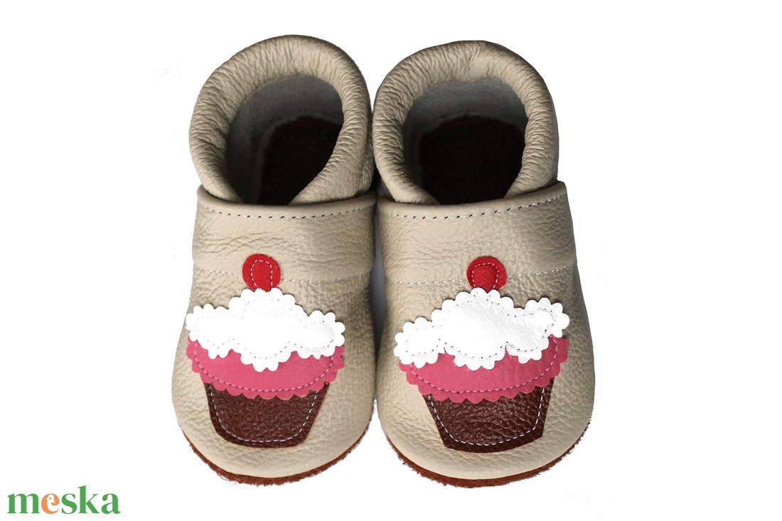 Hopphopp puhatalpú cipő - Muffin/Bézs - ruha & divat - cipő & papucs - cipő, szandál - Meska.hu