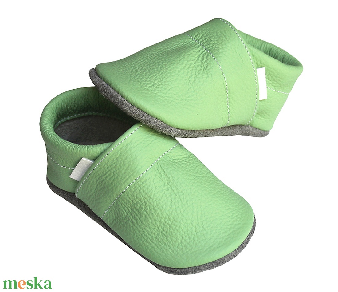 Hopphopp puhatalpú cipő - Zöld - ruha & divat - cipő & papucs - cipő, szandál - Meska.hu