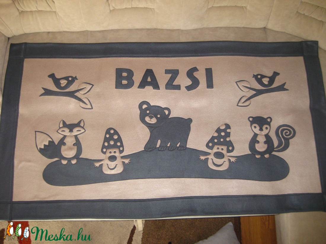 erdei állatos ágytakaró BAZSI részére - - Meska.hu erdei állatos ágytakaró BAZSI részére - - Meska.hu