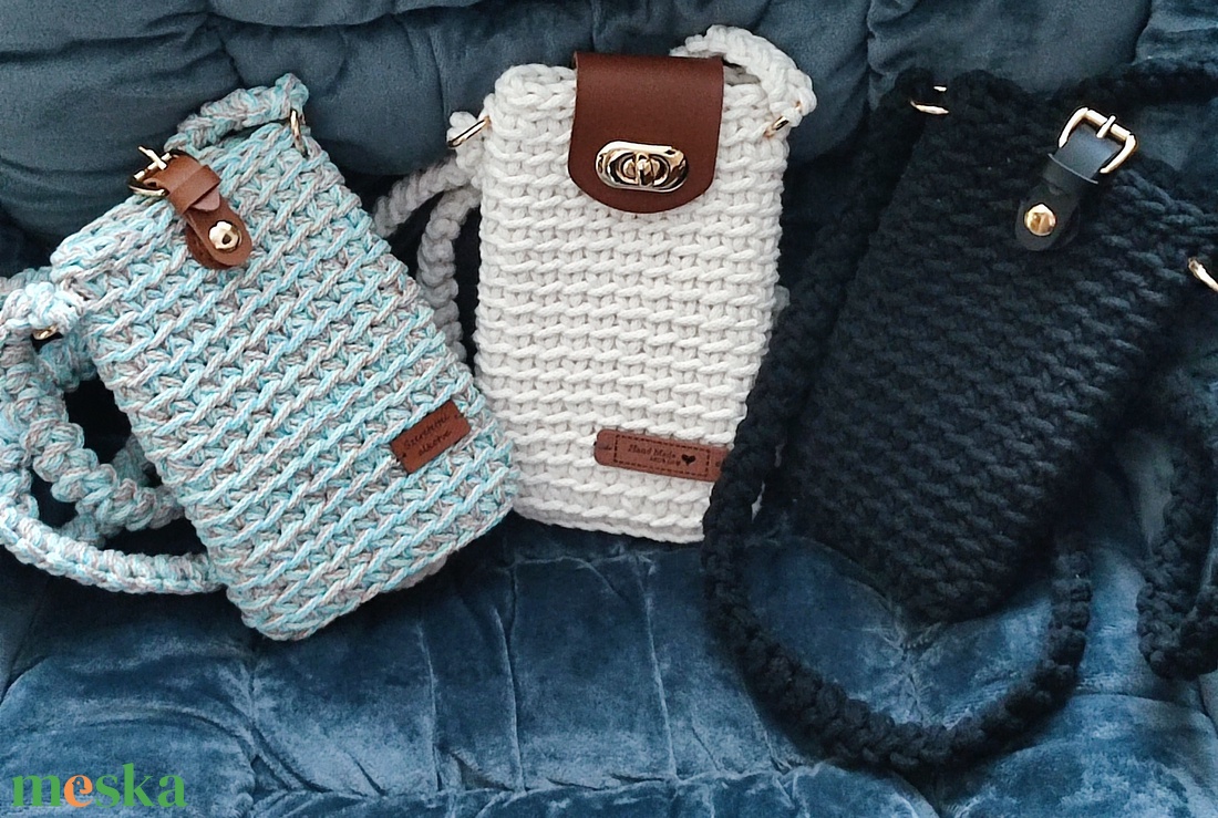 Mobil táska - táska & tok - kézitáska & válltáska - vállon átvethető táska - Meska.hu