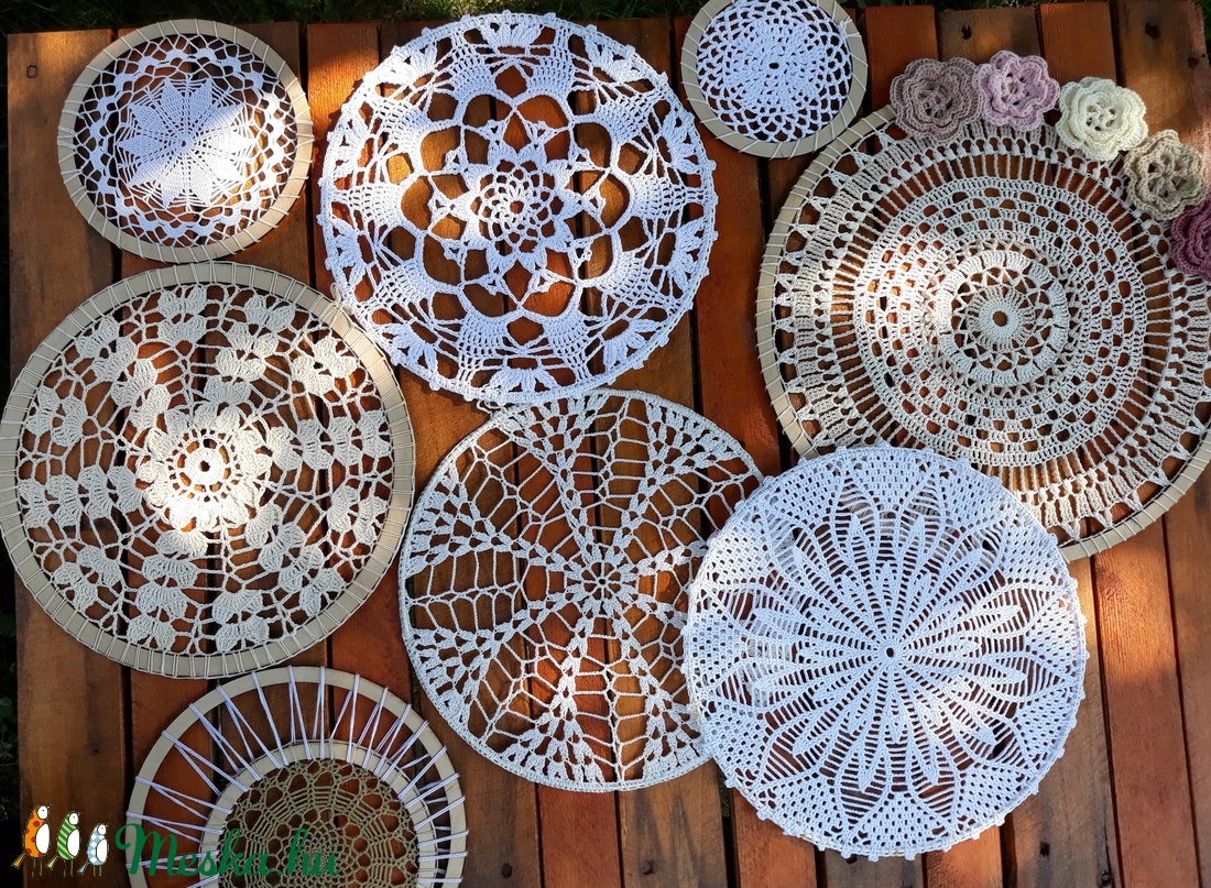 Mandala - horgolt dekoráció  - otthon & életmód - dekoráció - Meska.hu