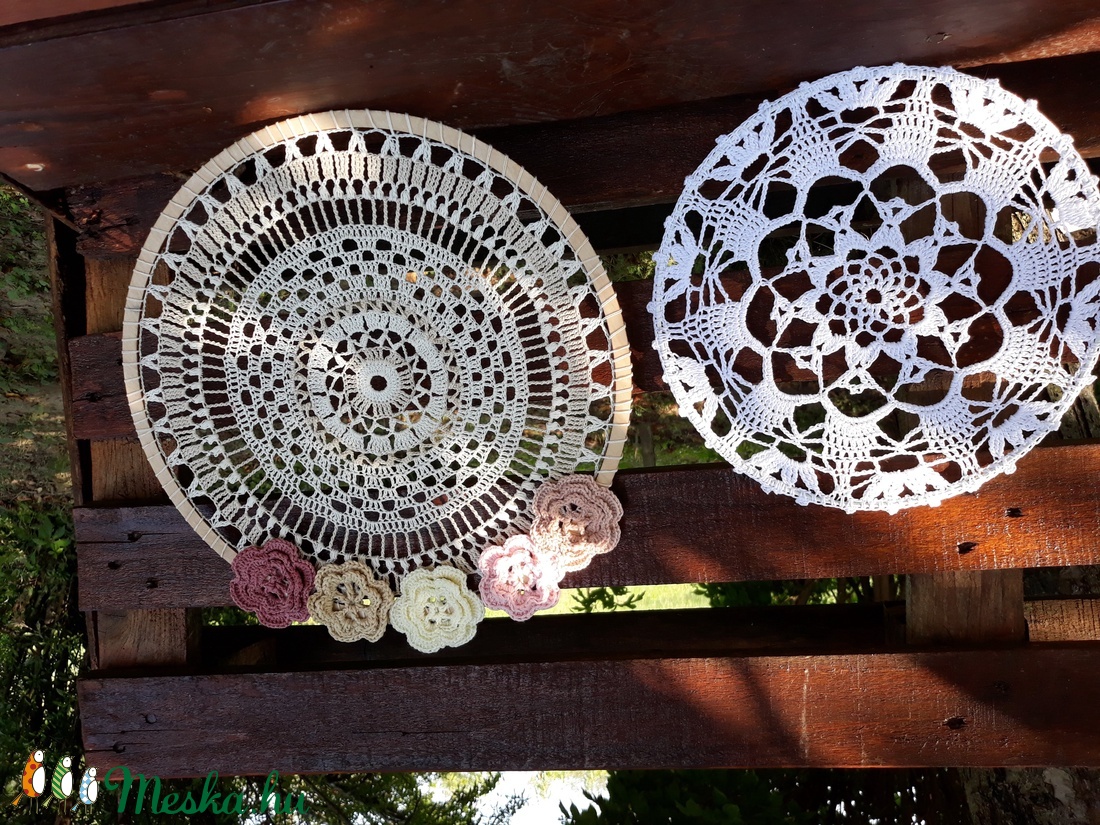 Mandala - horgolt dekoráció  - otthon & életmód - dekoráció - Meska.hu