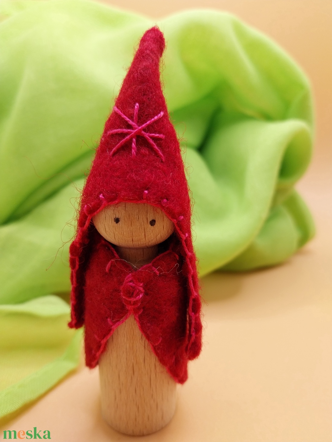 Manócska - waldorf inspiráció - játék & sport - készségfejlesztő és logikai játék - montessori szivárvány, waldorf játékok - Meska.hu