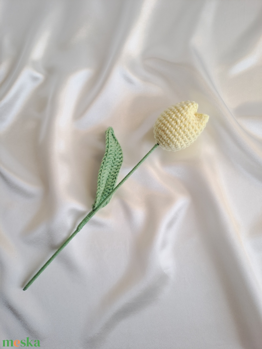 Horgolt sárga tulipán - otthon & életmód - dekoráció - virágdísz és tartó - csokor & virágdísz - Meska.hu Horgolt sárga tulipán - otthon & életmód - dekoráció - virágdísz és tartó - csokor & virágdísz - Meska.hu