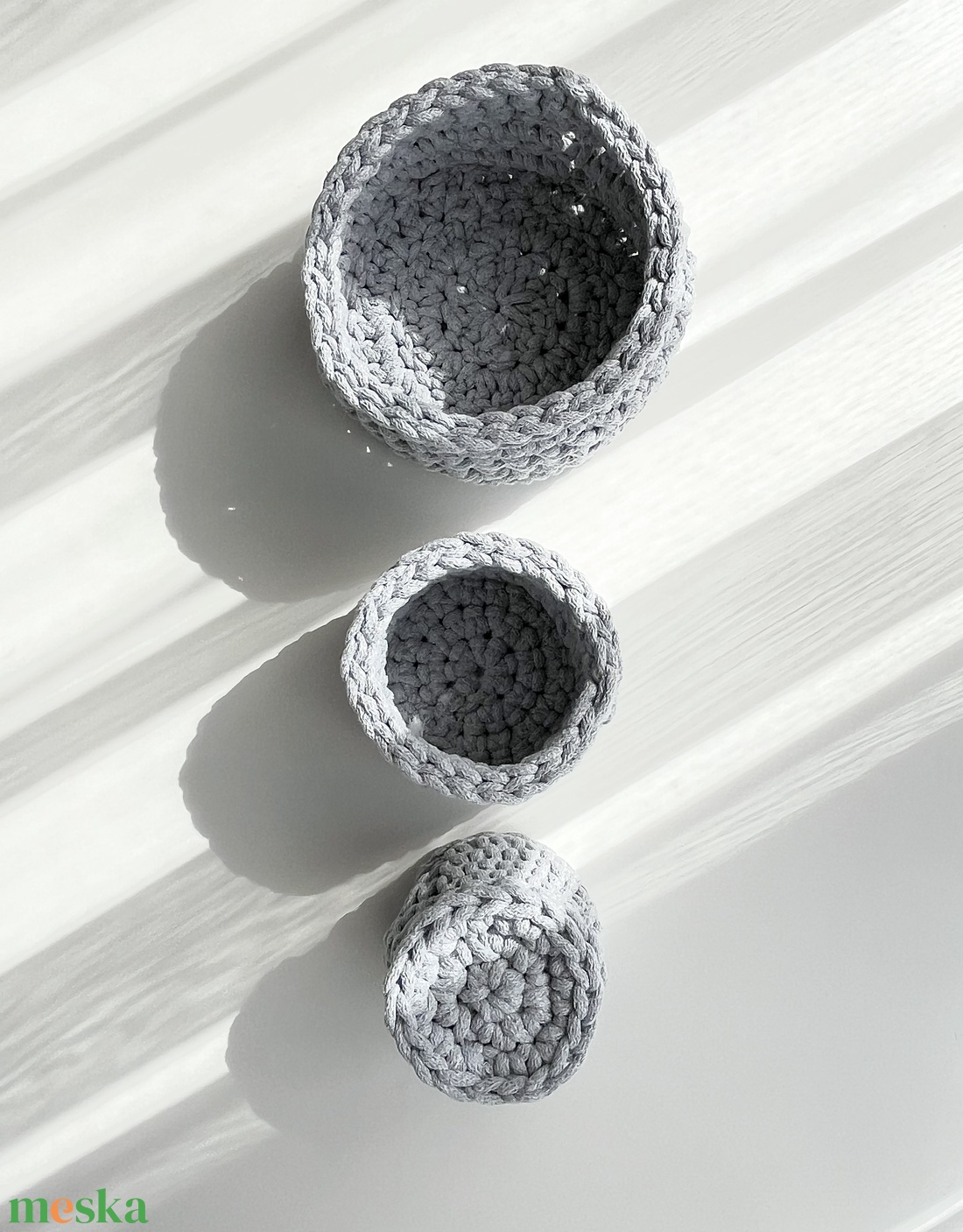 Horgolt fürdőszobai tároló - otthon & életmód - fürdőszoba - fürdőszobai dekoráció - Meska.hu