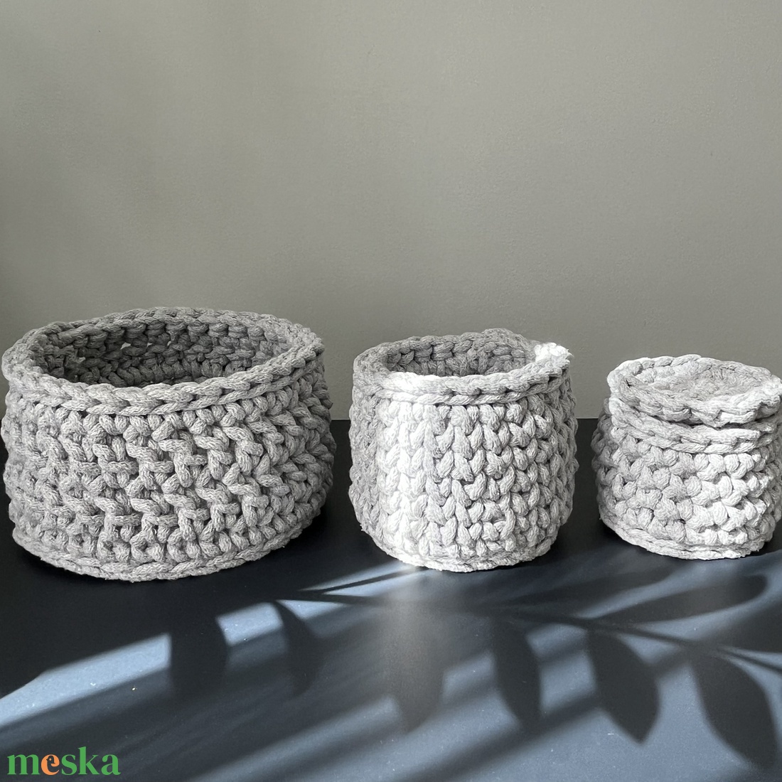 Horgolt fürdőszobai tároló - otthon & életmód - fürdőszoba - fürdőszobai dekoráció - Meska.hu