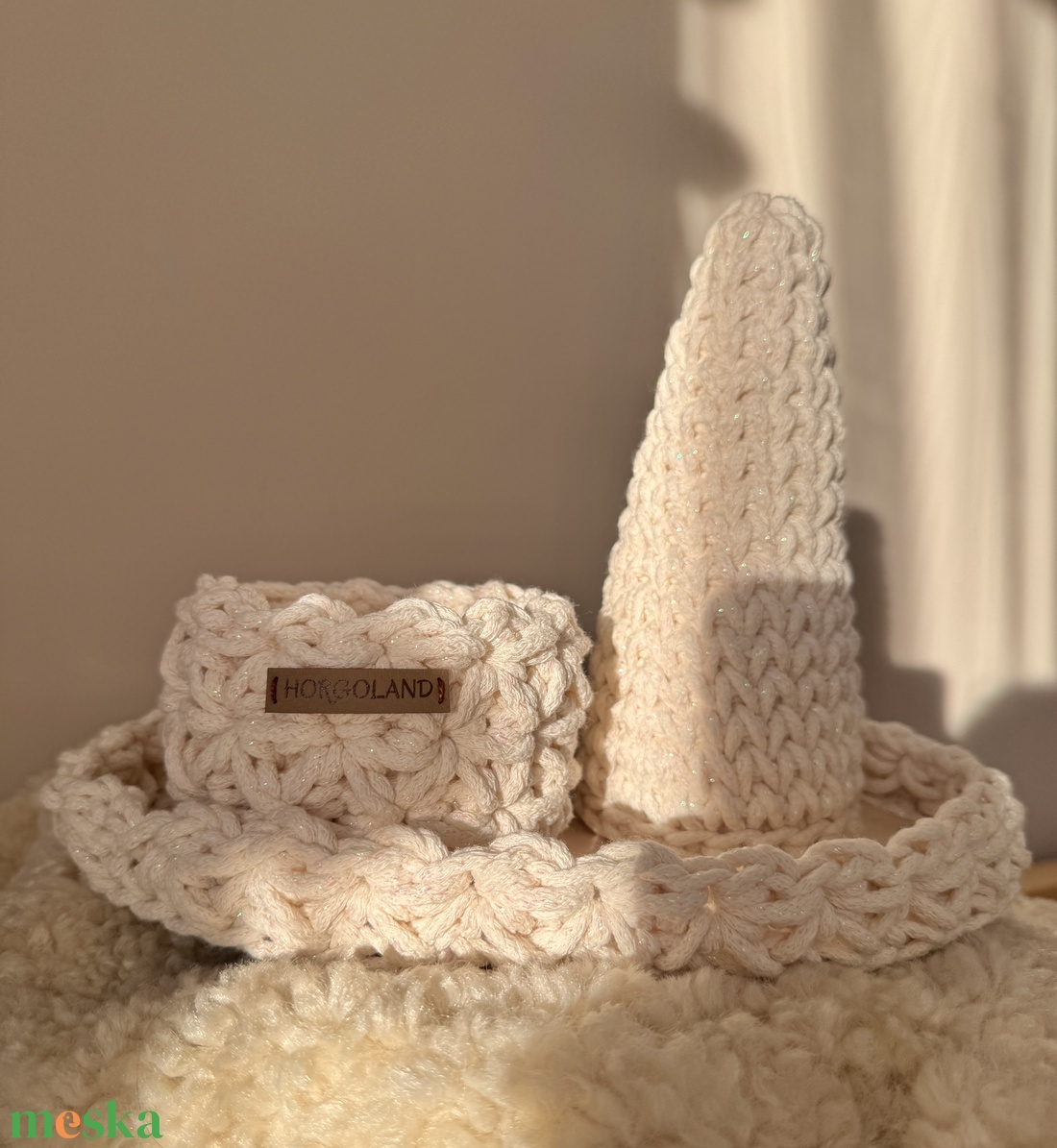 Karácsonyi kollekció - otthon & életmód - tárolás & rendszerezés - tárolókosár - Meska.hu