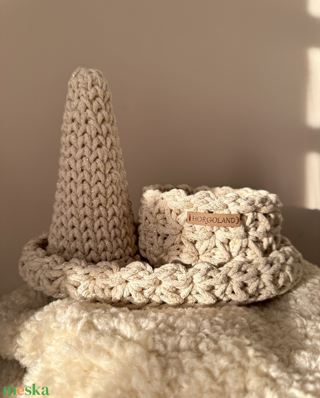 Karácsonyi kollekció - otthon & életmód - tárolás & rendszerezés - tárolókosár - Meska.hu