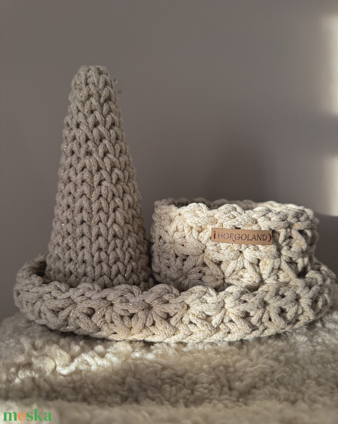 Karácsonyi kollekció - otthon & életmód - tárolás & rendszerezés - tárolókosár - Meska.hu