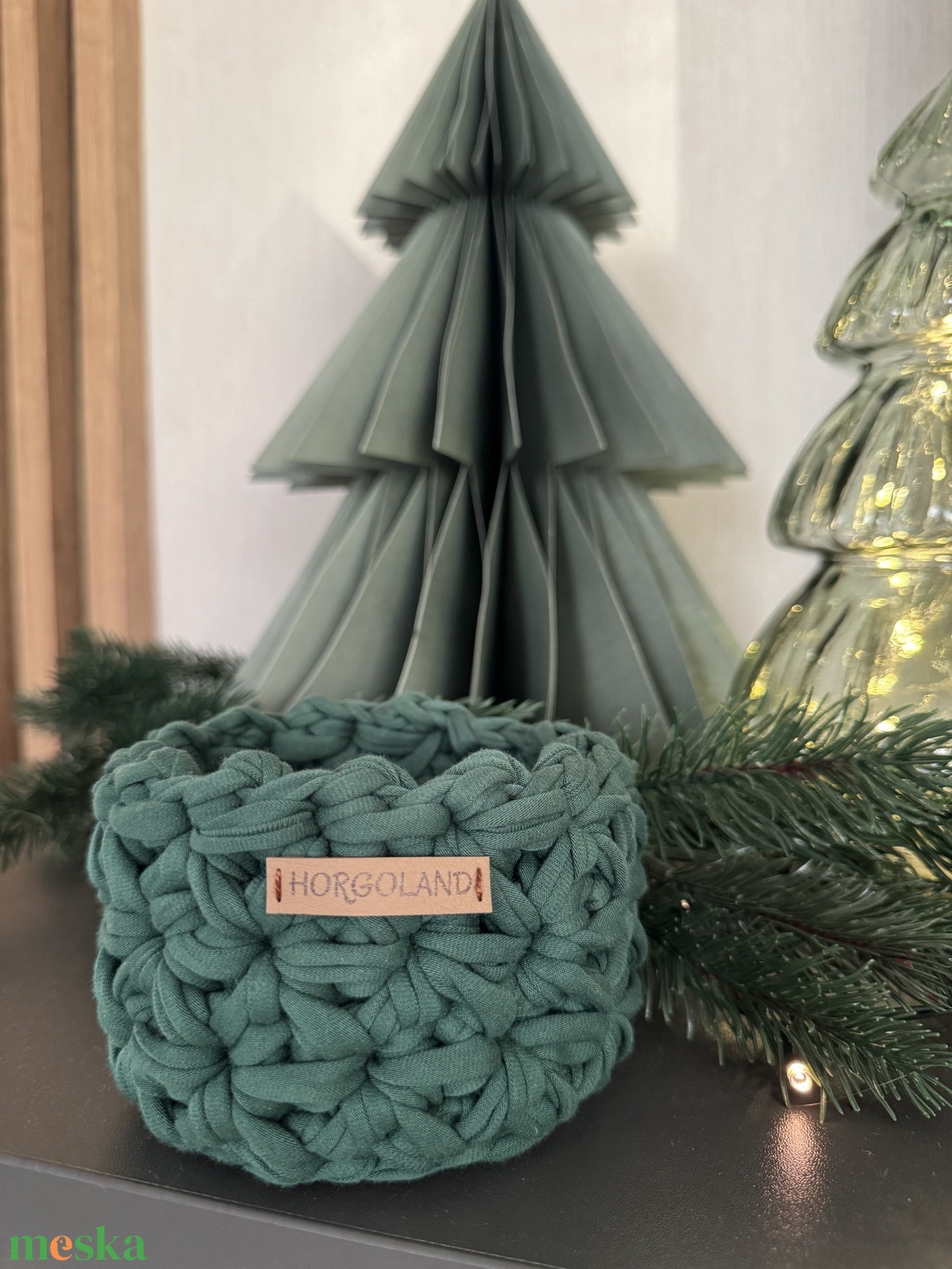 Karácsonyi kollekció - otthon & életmód - tárolás & rendszerezés - tárolókosár - Meska.hu