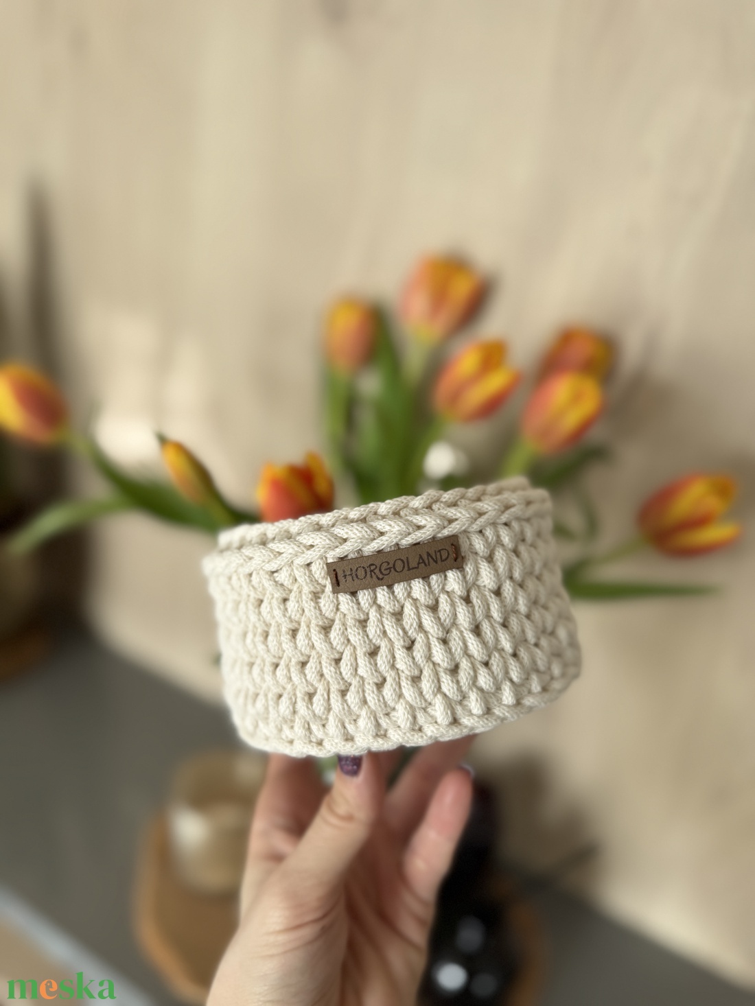 Tavaszi apró kosarak - otthon & életmód - tárolás & rendszerezés - tárolókosár - Meska.hu