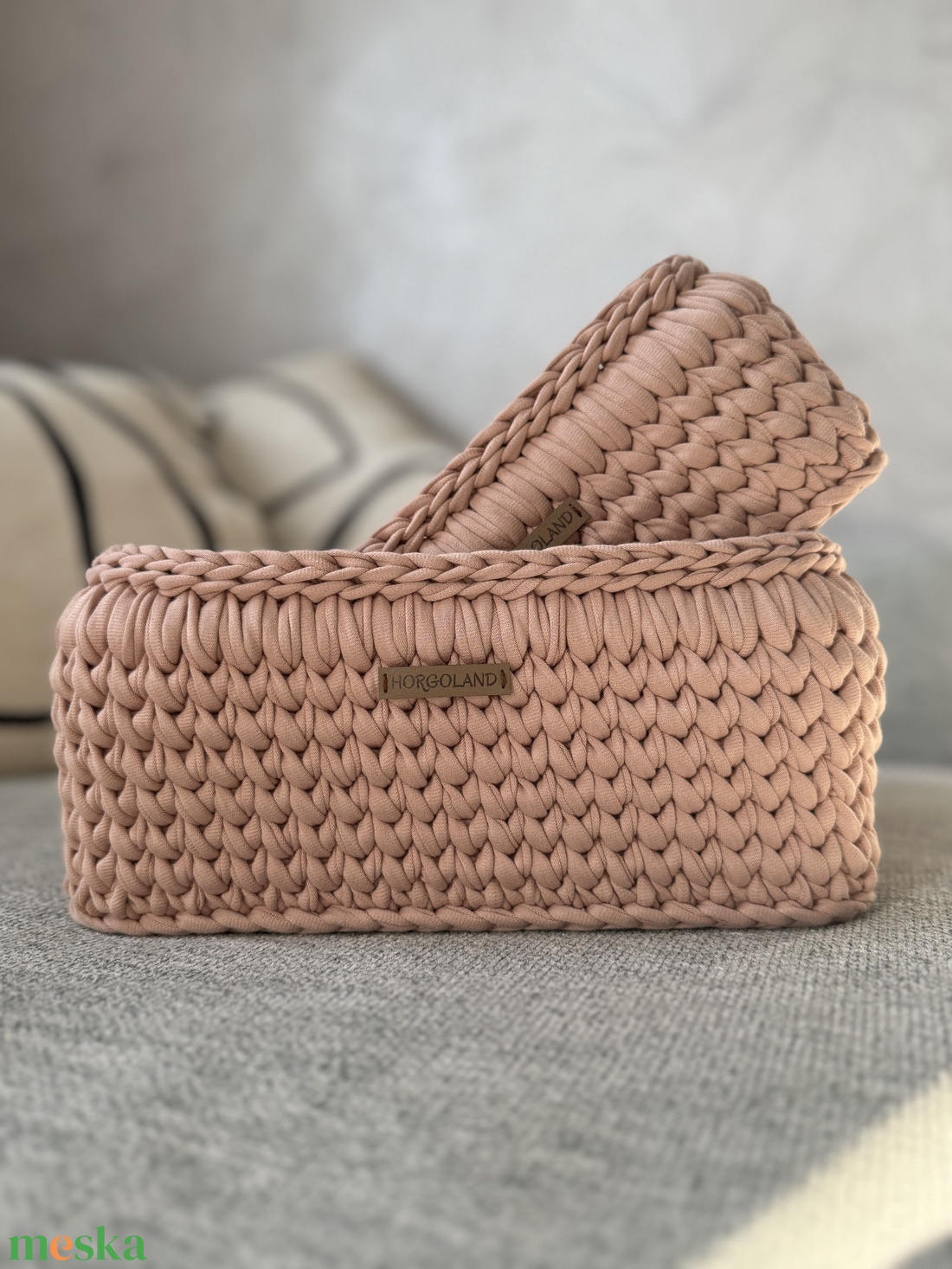 Pasztell kollekció - otthon & életmód - tárolás & rendszerezés - tárolókosár - Meska.hu