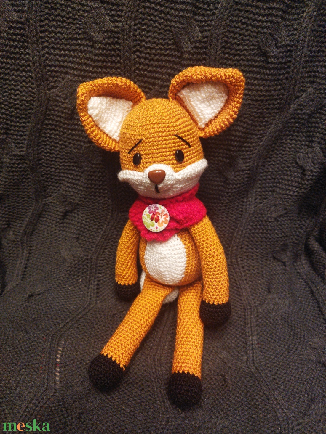horgolt amigurumi róka - játék & sport - plüssállat & játékfigura - maci - Meska.hu horgolt amigurumi róka - játék & sport - plüssállat & játékfigura - maci - Meska.hu
