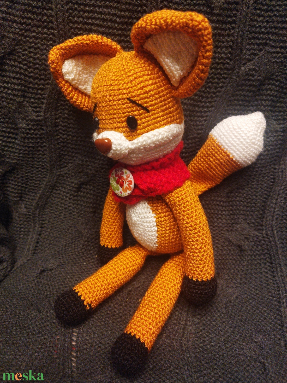horgolt amigurumi róka - játék & sport - plüssállat & játékfigura - maci - Meska.hu horgolt amigurumi róka - játék & sport - plüssállat & játékfigura - maci - Meska.hu