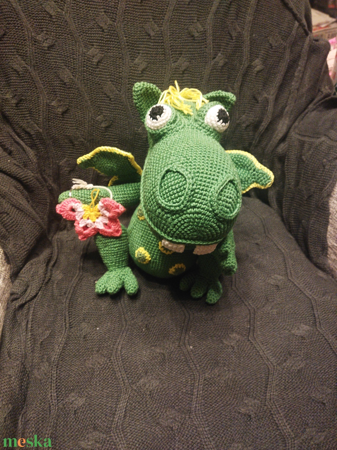 horgolt amigurumi Süsü  - játék & sport - plüssállat & játékfigura - nyuszi - Meska.hu