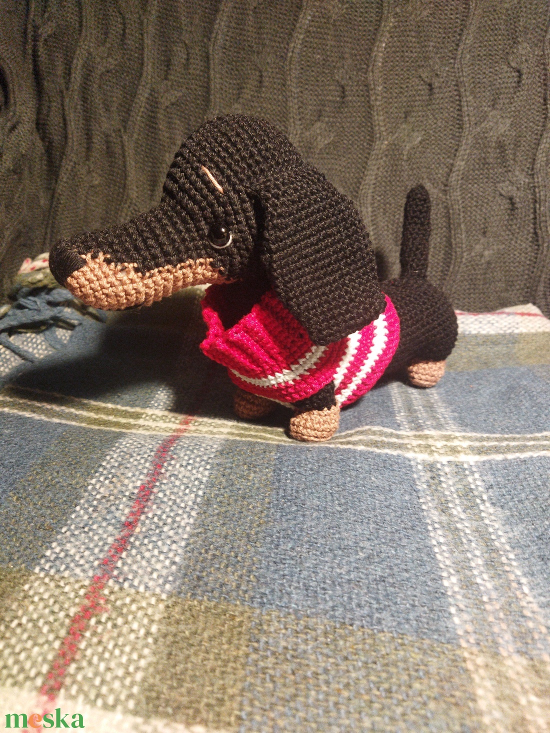 horgolt amigurumi Tacsi - játék & sport - plüssállat & játékfigura - maci - Meska.hu horgolt amigurumi Tacsi - játék & sport - plüssállat & játékfigura - maci - Meska.hu