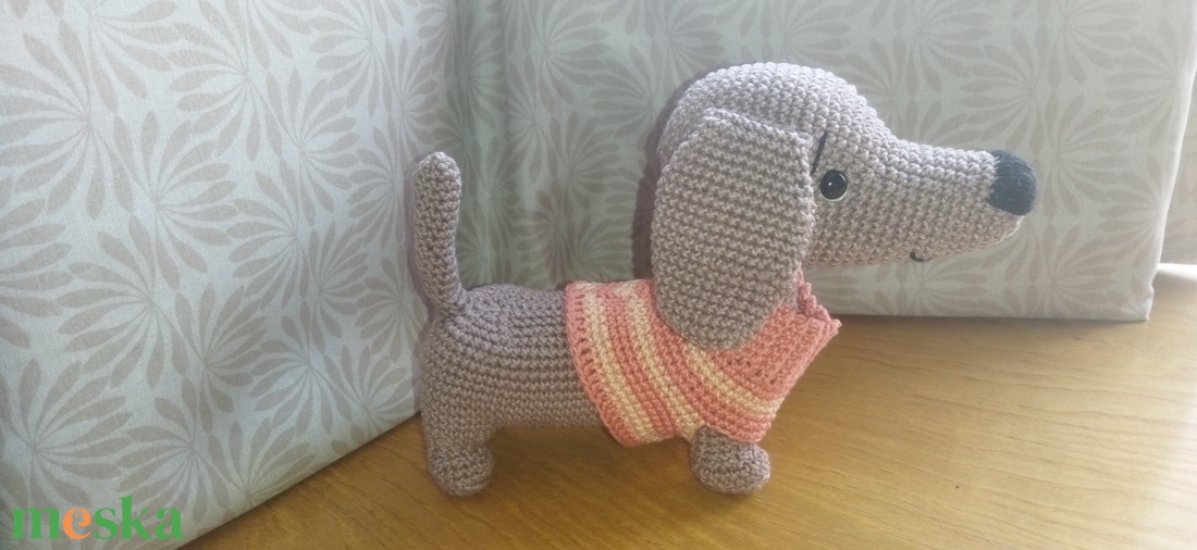 horgolt amigurumi Tacsi - játék & sport - plüssállat & játékfigura - kutya - Meska.hu horgolt amigurumi Tacsi - játék & sport - plüssállat & játékfigura - kutya - Meska.hu