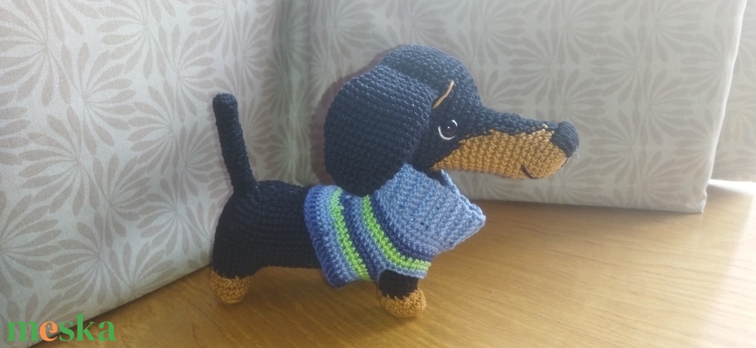 horgolt amigurumi Tacsi - játék & sport - plüssállat & játékfigura - kutya - Meska.hu horgolt amigurumi Tacsi - játék & sport - plüssállat & játékfigura - kutya - Meska.hu